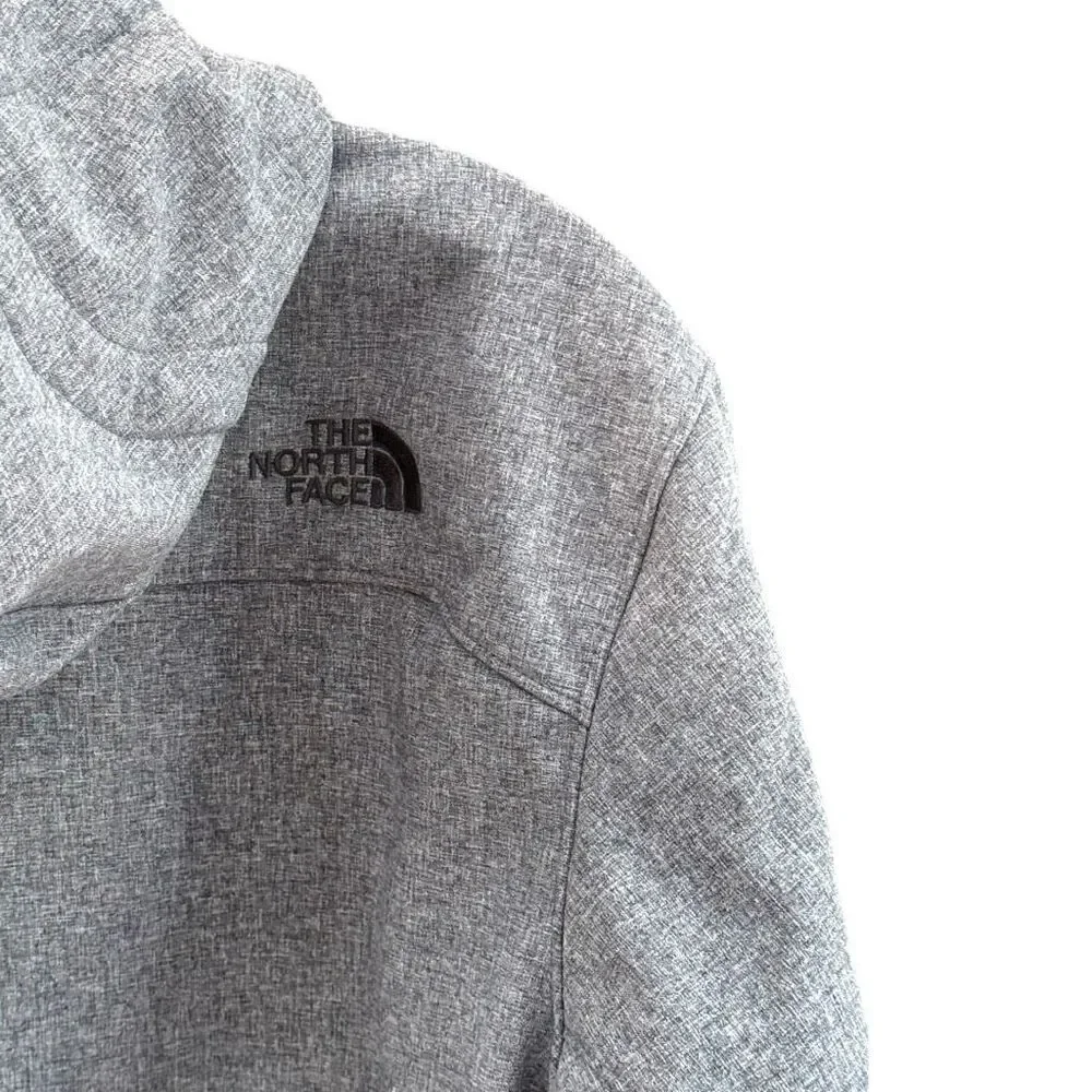 The North Face Men's Full Zip Apex Risor Barrier Soft Shell Jacket Gray Small